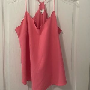 J Crew Scalloped Tank Top